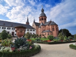 Church with garden