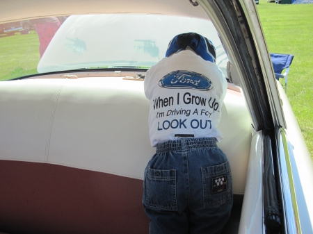 Ford when I grow up !!! - white, blue, photography, doll