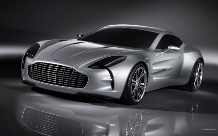 Aston martin one - car, aston, martin, gray