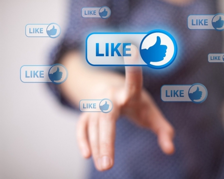 facebook touching - touch, logo, facebook, like