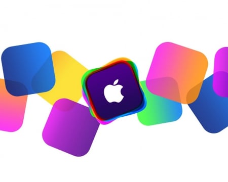 apple - color, apple, wwdc, logo