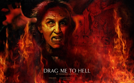 DRAG ME TO HELL - horror, hell, film, fire