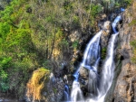 marvelous cascading waterfall in mexico hdr