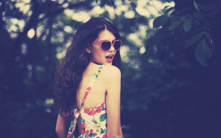 * - sunglass, style, girl, beauty