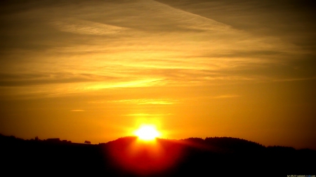 Sonnenaufgang - nature, sky, earth, sun