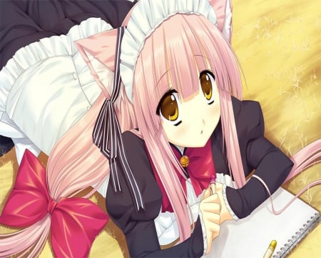 Gizumo Nanakase - neko, game, cute, maid, cg