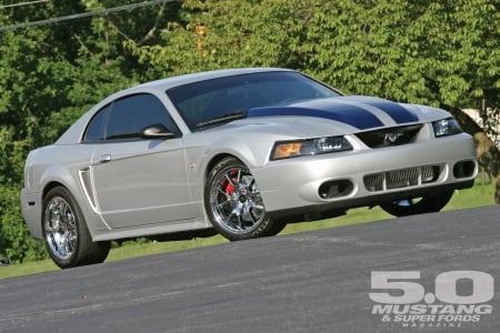 Silver Metal - ford, gt, silver, stripes