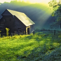 Quiet place in mountain