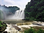 Waterfall in Guizhou Prov. , China