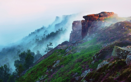 Fog - fog, nature, mount, mist