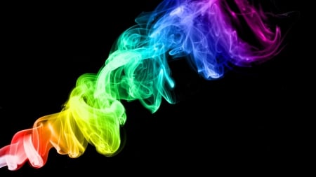 SMOKEY RAINBOW - RAINBOW, FANTASY, SMOKEY, HD, COLORS, ABSTRACT