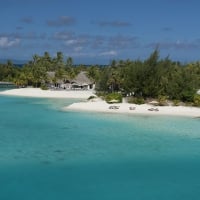 St Regis Bora Bora Sandbank and Blue Lagoon island