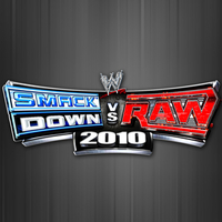 SMACKDOWN VS RAW 2010 METAL LOGO