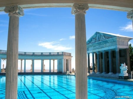 Pool In Greece - athens, modern, architecture, pool, greece