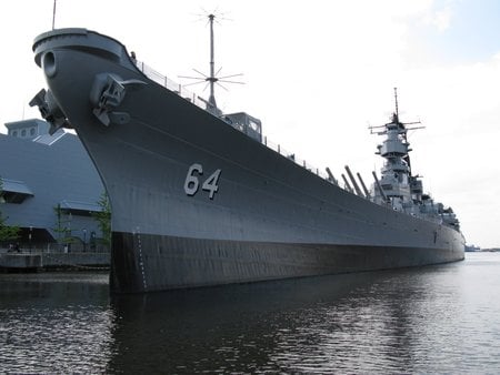 USS Wisconsin BB 64 - battleship, ww2, ship, wisconsin bb-64, navy, us navy, iowa class