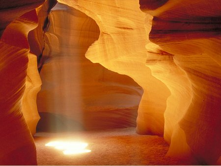 cave light - cave, nature