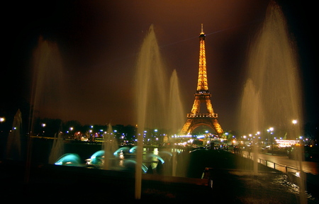 la tour eiffel - eiffel, paris, tour, monument, night, france