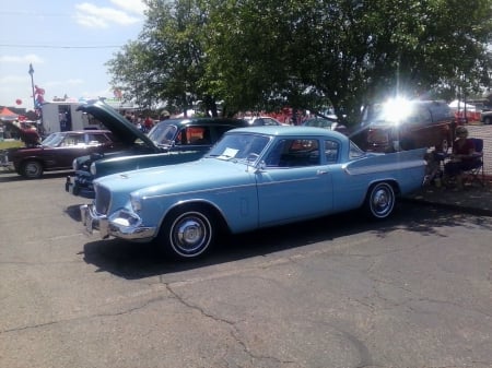 NICE CAR - classic, cool, old, blue