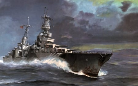 BattleShip - sail, BattleShip, paint, USS