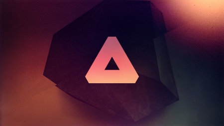 Triangle. - hd, triangle, wallpaper, red