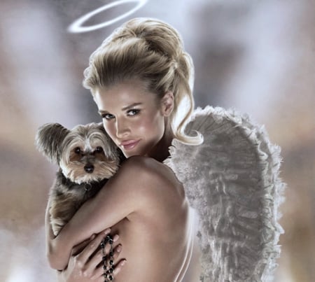 Angel of animals - image, expression, color, new, wallpaper