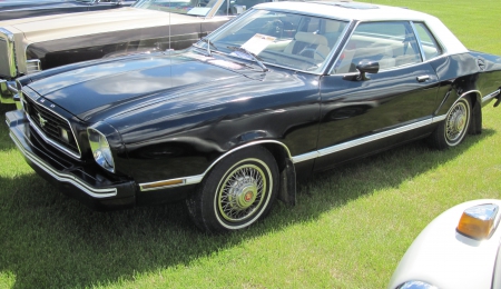 1978 Ford Mustang ll coupe - Ford, white, tires, Black, headlights, photography