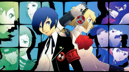 Persona 3 - awesone, colour, anime, persona 3, blue