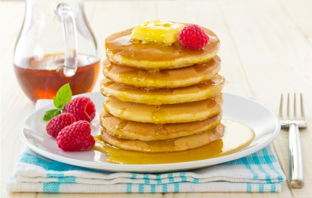 *** Yummm...Yummm...*** - delicious, strowberrys, pancakes, food