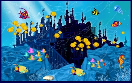 UNDERSEA WONDERLAND - undersea, pretty, abstract, art