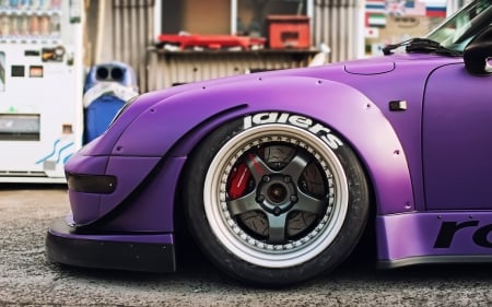 Porsche - purple, porsche, car, racer class