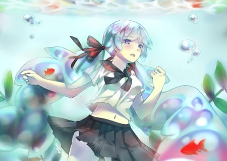 Bottle miku - hatsune, anim, bottle, miku