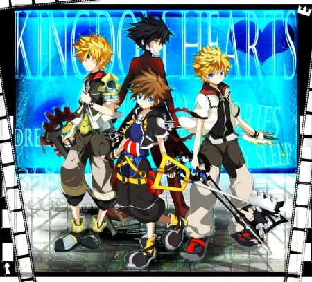 Kingdom Hearts - Sora, Roxas, Vanitas, Ventus, Kingdom Hearts, Keyblade