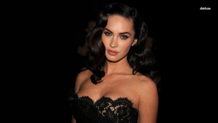 megan fox - actress, dark, hot, black