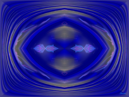 Blue Mirage - desktop, wallpaper, cool, unusual, abstract