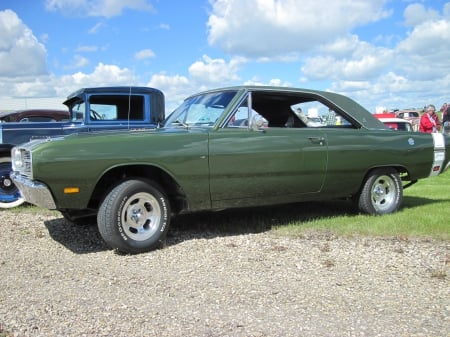 1971 Dodge - black, tires, photography, Green, Dodge