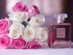 *** White and pink roses ***