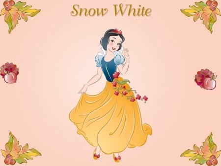 Lovely Snow White - animated, classic, snow white, movie, princess, fairy tale, disney