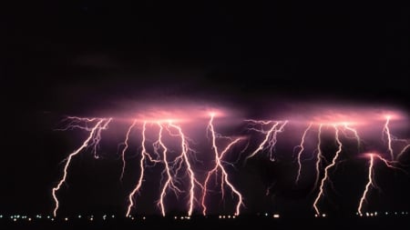 Lightning Strikes - nature, storms, beauty, natures fury