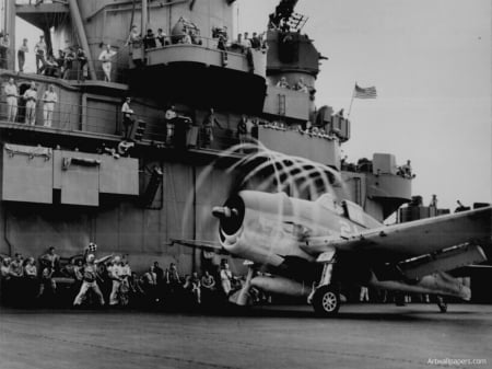 Hellcat Launch - aircraft, f6f, warbird, hellcat