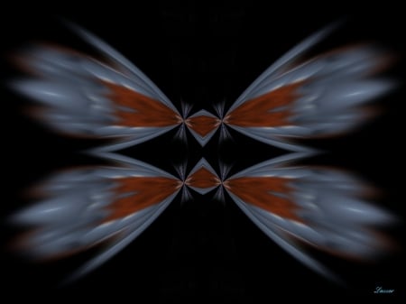 Fast Feathers - abstract, black, anusual, dark, desktop, wallpaper, other