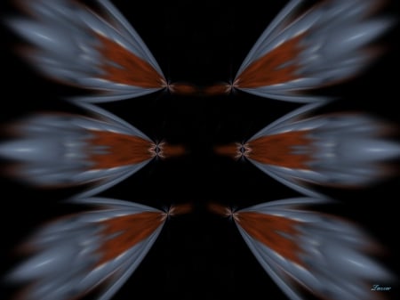 Faster Feathers - abstract, black, unique, dark, desktop, wallpaper, other