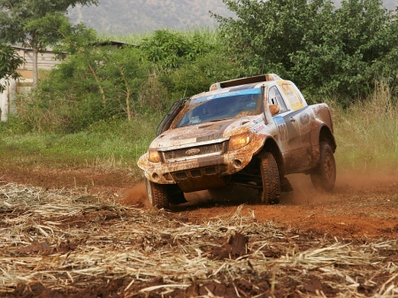 Ford Ranger - offroad, 4x4, rally, thrill