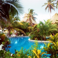 Tropical Resort at Bora Bora