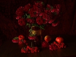 RED FLOWER STILL LIFE