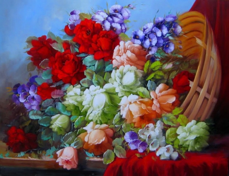 Basket of Flowers