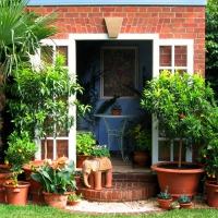 Back door to the garden