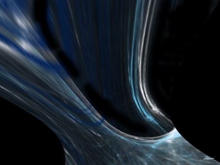 Glass Boot - unuque, abstract, dark, blue, wallpaper, desktop, black