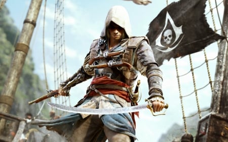 Assassin's Creed IV : Black Flag - ubisoft, xbox 360, game, ac 4, assassins creed, Black Flag, Connor, brotherhood, ps3, Edward Kenway, pc, altair, ezio, pirate, assassins creed 4, revelations