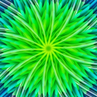 â™¥ Abstract Green Flower â™¥