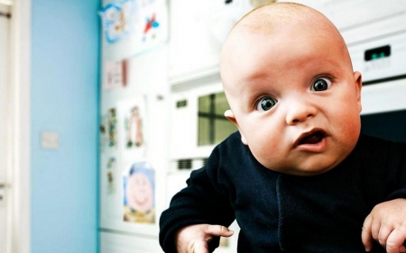 Eeeeee... Seriously you say ? - surprise, baby, photo, boy, kid